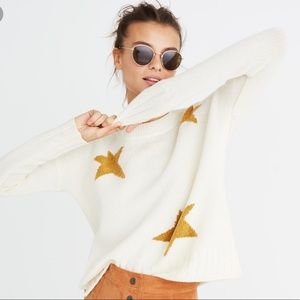 Madewell Ivory Star Sweater
